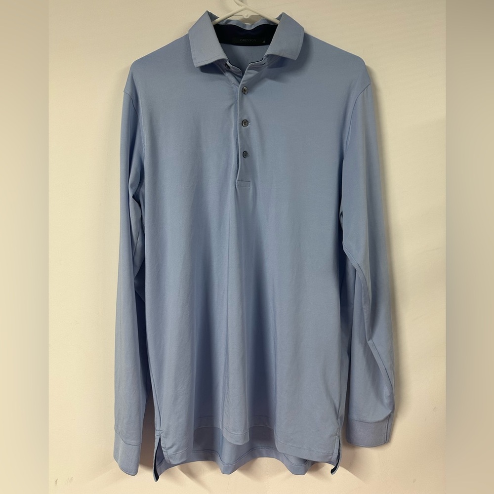 Greyson Light Blue Men's Polo Shirt